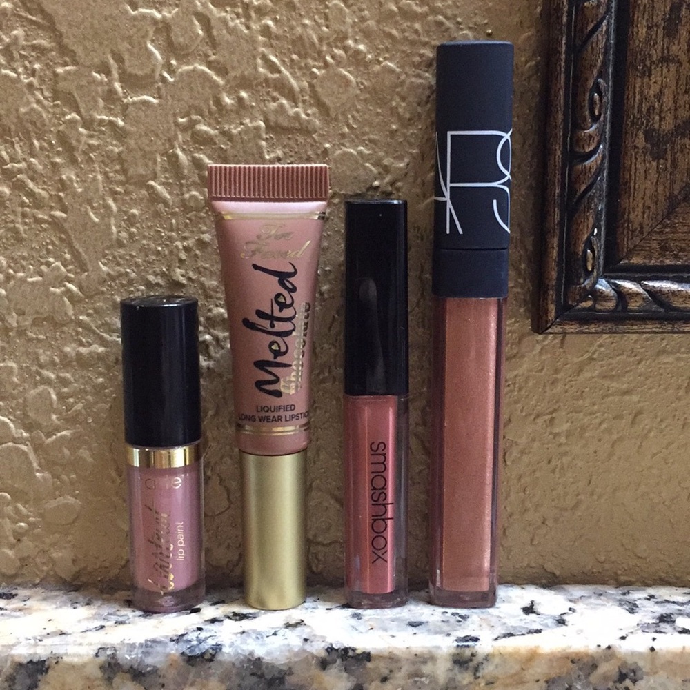 NARS, Smashbox, Too Faced, Tarte Lippies
